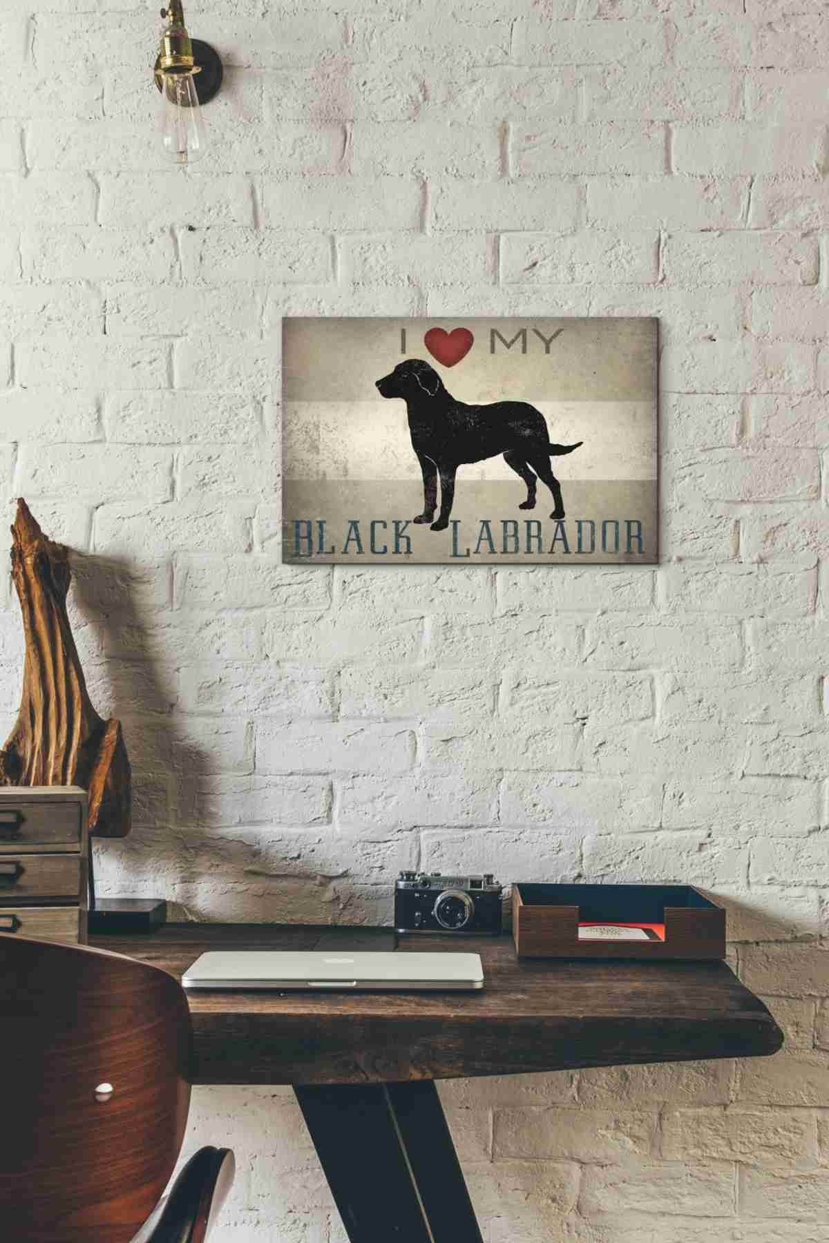 Epic Graffiti 'Labrador Love I' by Ryan Fowler, Giclee Canvas Wall Art