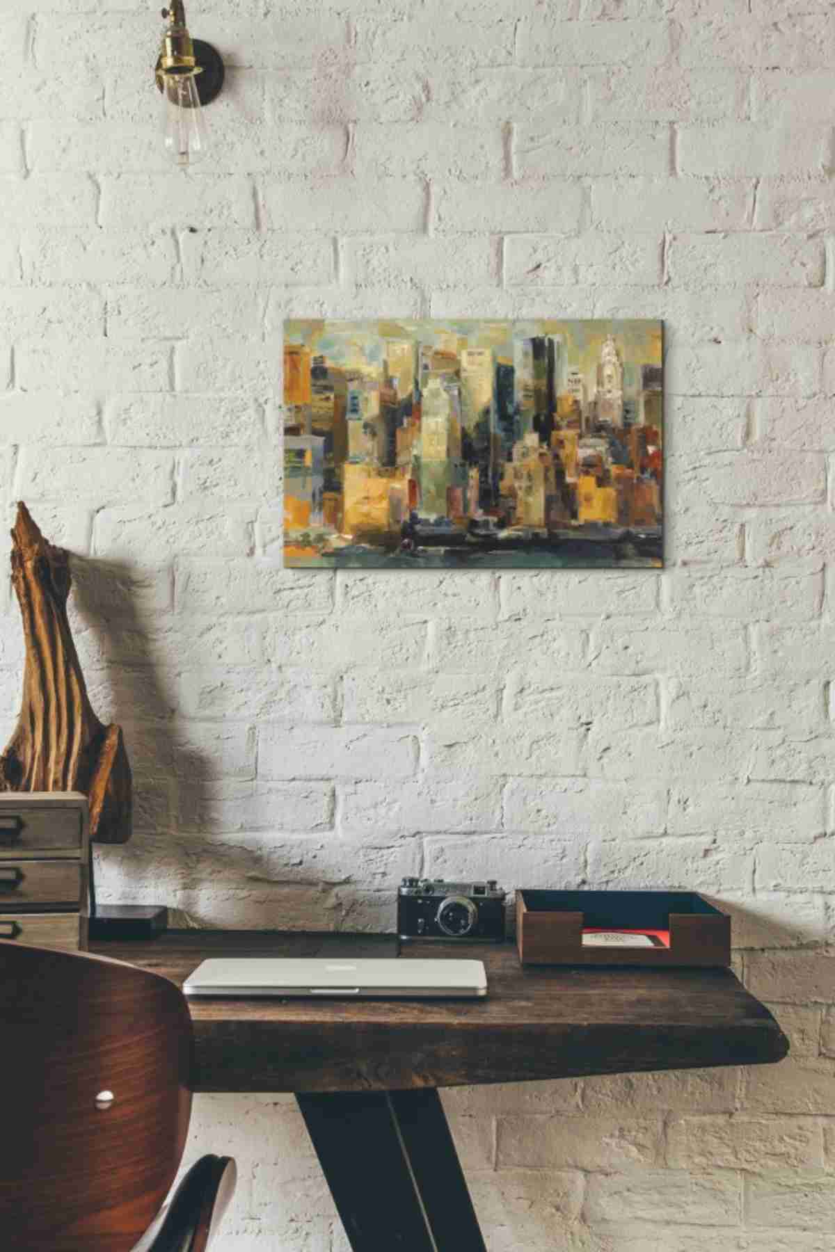 Epic Graffiti 'New York New York' by Marilyn Hageman, Giclee Canvas Wall Art