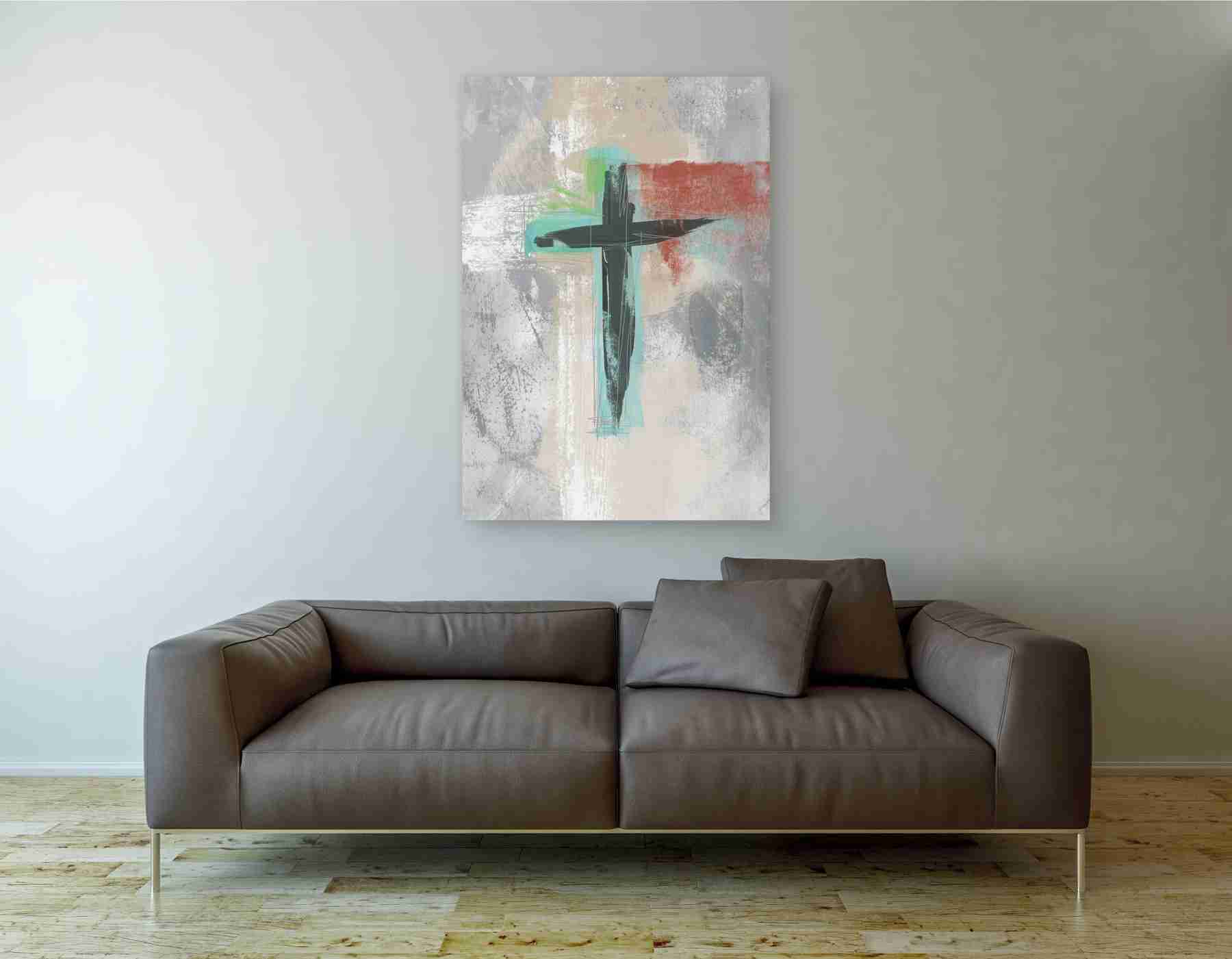 Epic Graffiti Arte de parede em tela giclée Palm Trees and