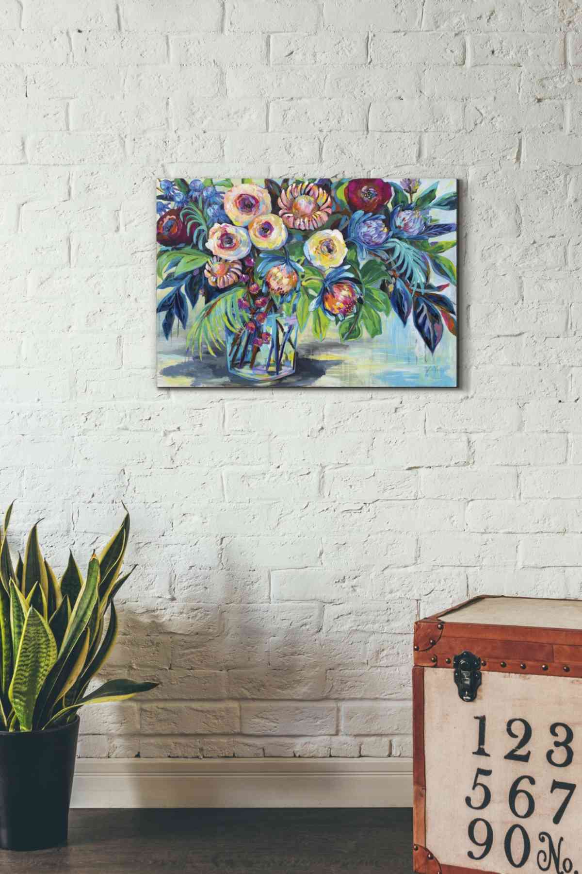 Giclee Canvas Wall Art Key West by Jeanette Vertentes