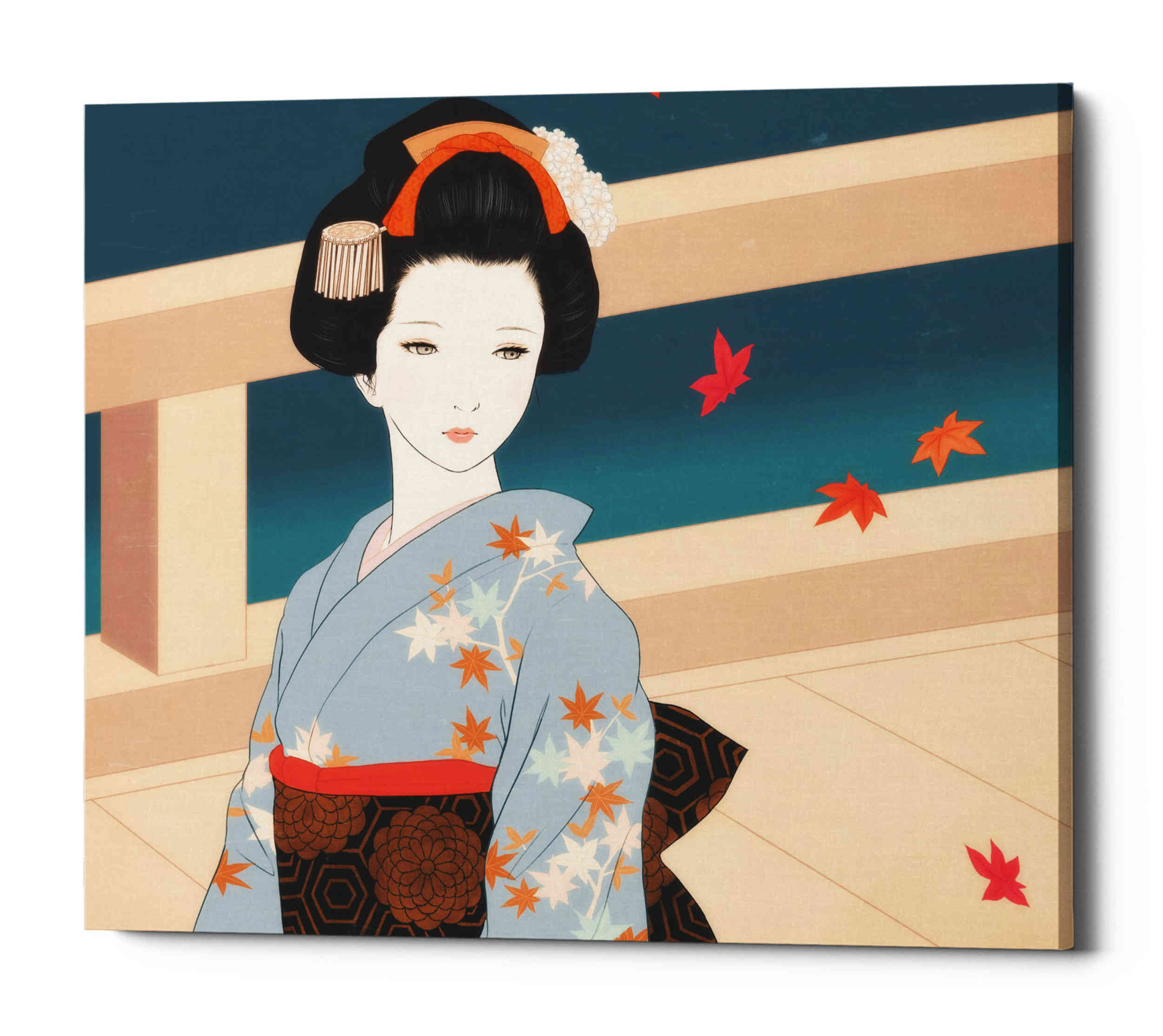 Epic Graffiti "Momiji" by Sai Tamiya, Giclee Canvas Wall Art